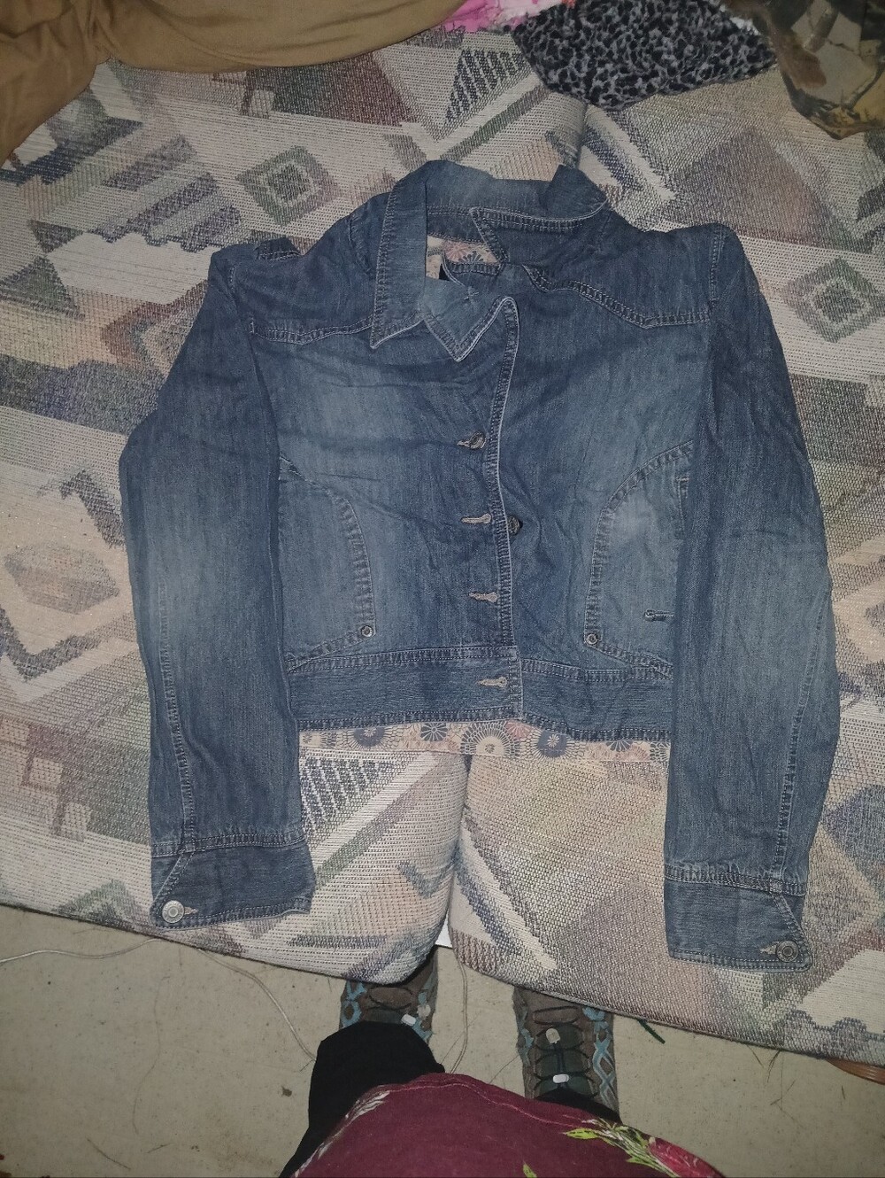 Sonoma Women's Dark Blue Denim Jacket